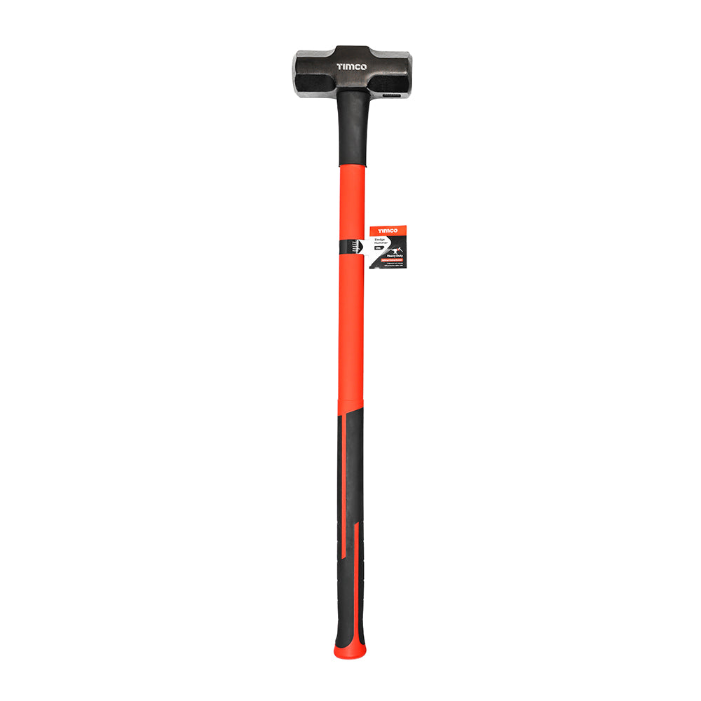 TIMCO Sledgehammer, Shock Absorbing Fibreglass Handle Sledgehammer - 10lb - Image