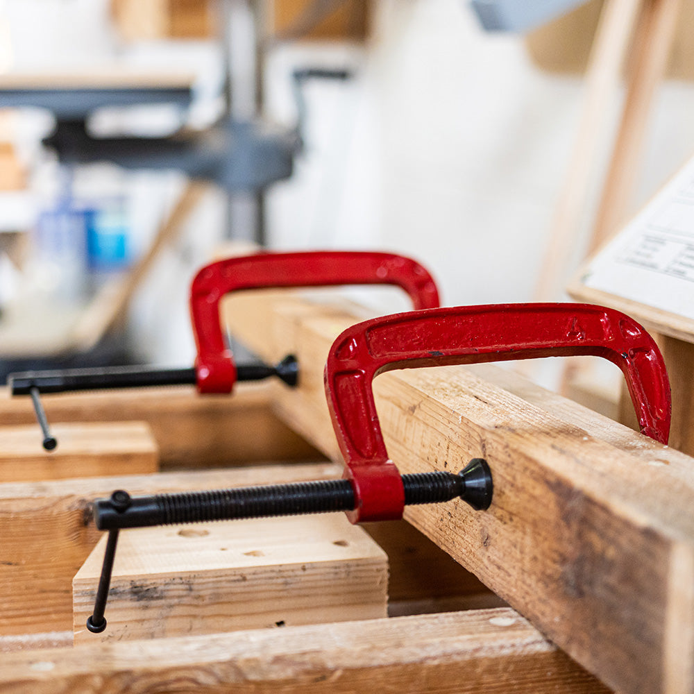 TIMCO G Clamp, Heavy Duty Solid Steel G Clamp, 50mm Jaw Width - 4" - Image