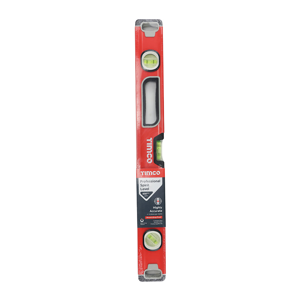 TIMCO Pro Spirit Level Box Beam - 600mm - Image