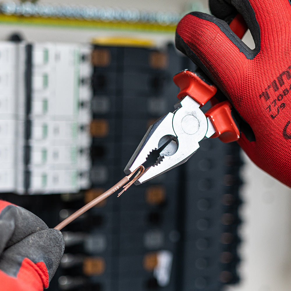 TIMCO Combination Pliers, Multi-purpose Grips & Cutters with Soft Grip Handles - 6" / 150mm - Image