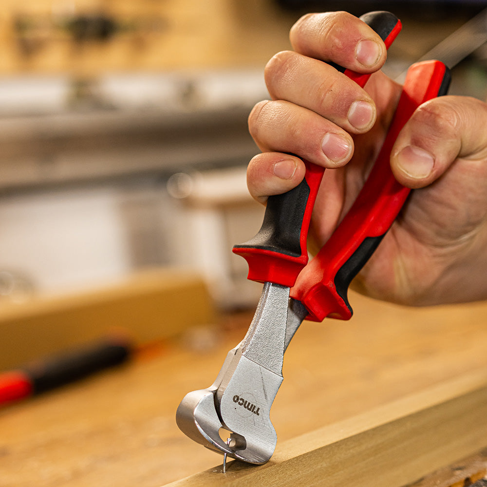 TIMCO Professional End Cutting Pliers, Pincer Head with Hardened Jaws and Soft-Grip Handles - 8" / 200mm - Image