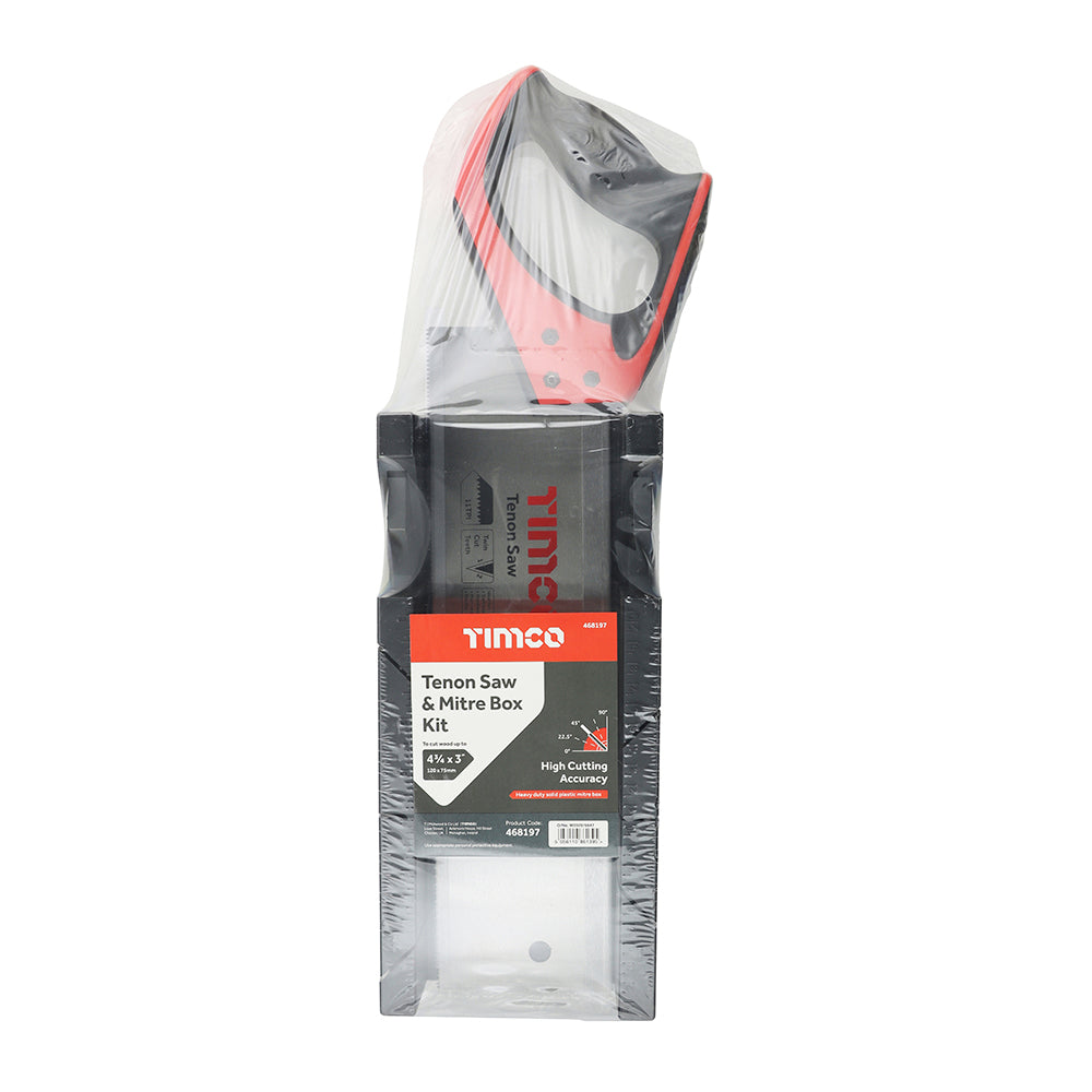 TIMCO Tenon Saw & Mitre Box Kit - 14" - Image