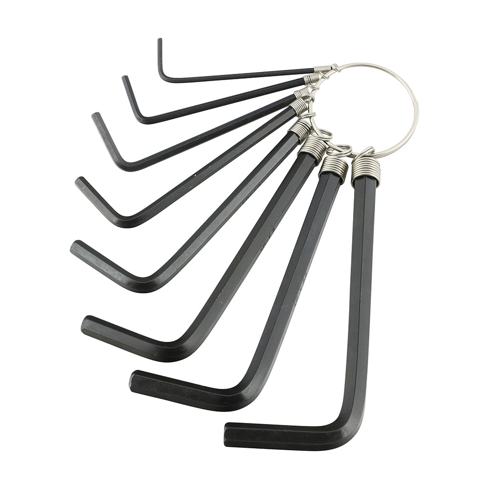 TIMCO Hex Key Keyring Set - 8 Pieces - Image