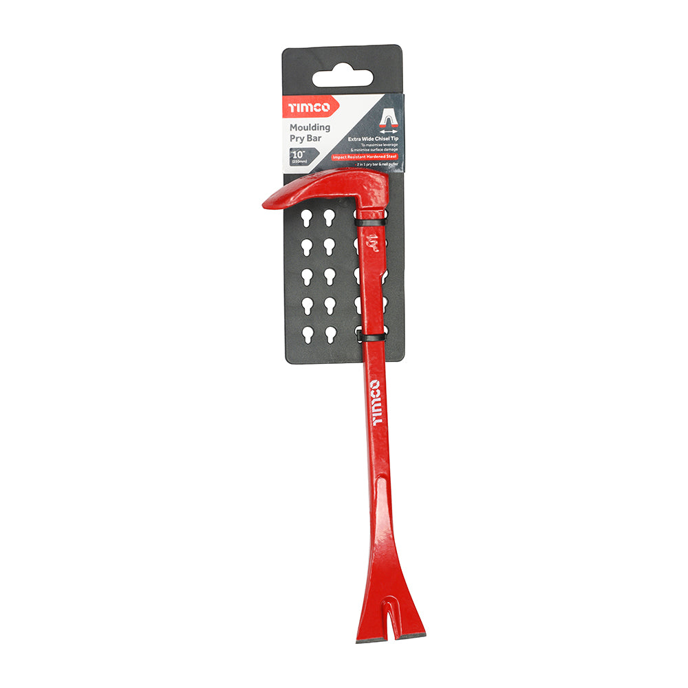 TIMCO Moulding Pry Bar, Multi-functional Wide Claw Moulding Puller - 250mm / 10" - Image