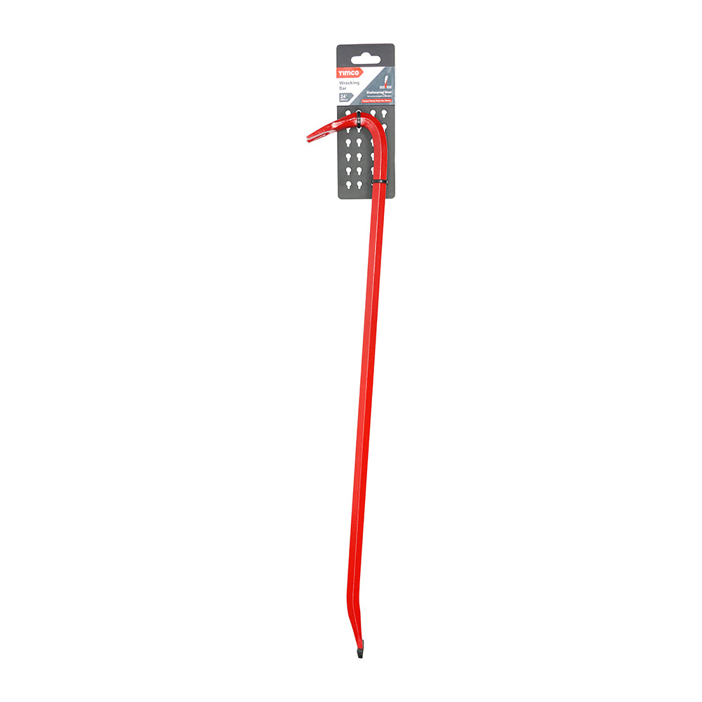 TIMCO Wrecking Bar, Heavy Duty Hex Shaft Pry Bar - 600mm / 24" - Image