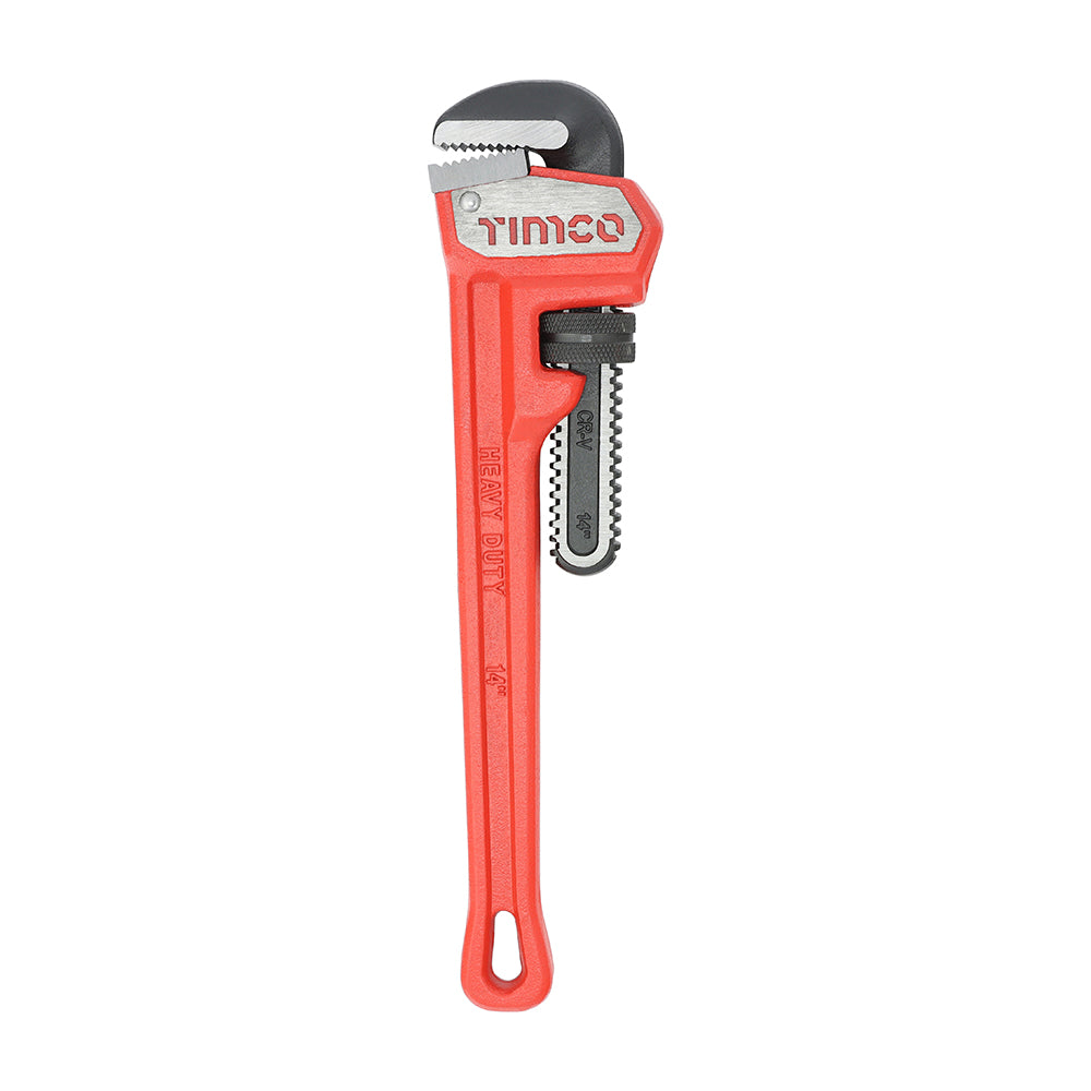 TIMCO Pipe Wrench, Heavy Duty Drop Forged Adjustable Pipe Wrench - 14" / 350mm - Image