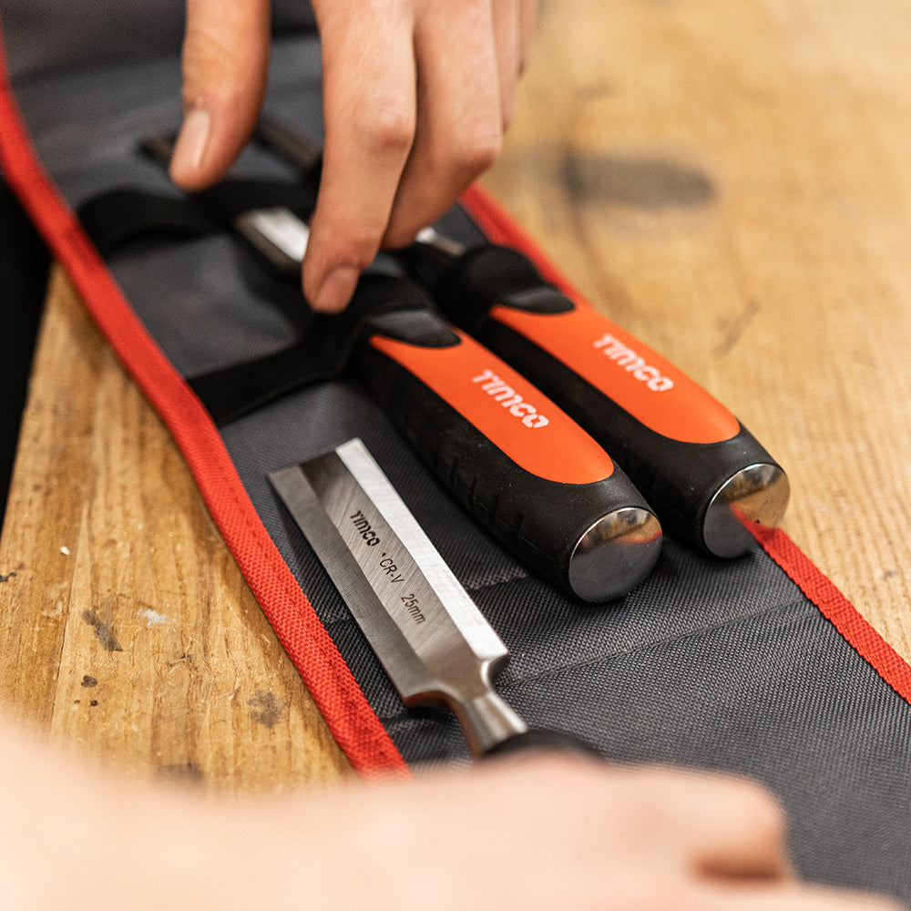 TIMCO Bevel Edge Wood Chisel Set - 3 Pieces - Image
