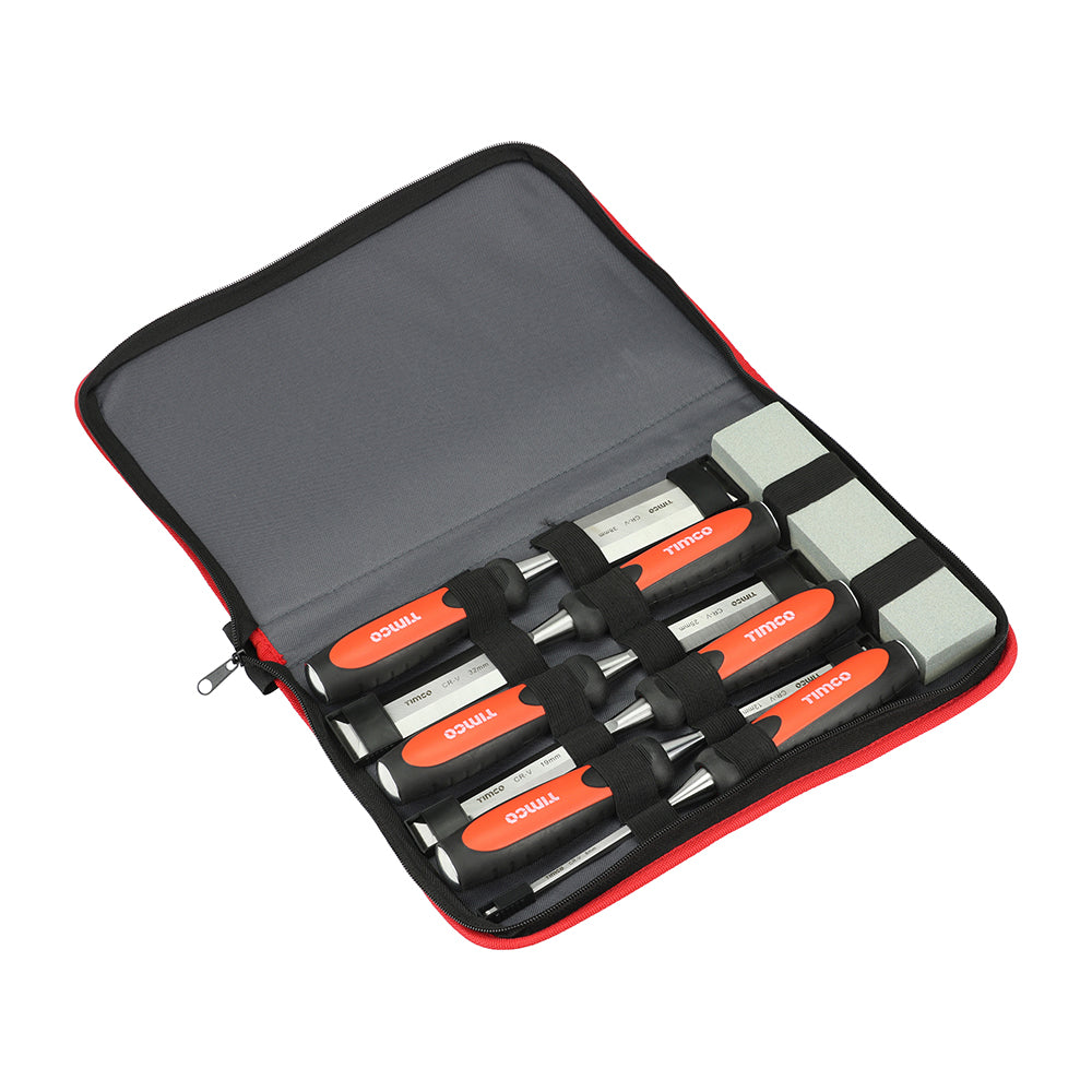 TIMCO Bevel Edge Wood Chisel Set - 7 Pieces - Image