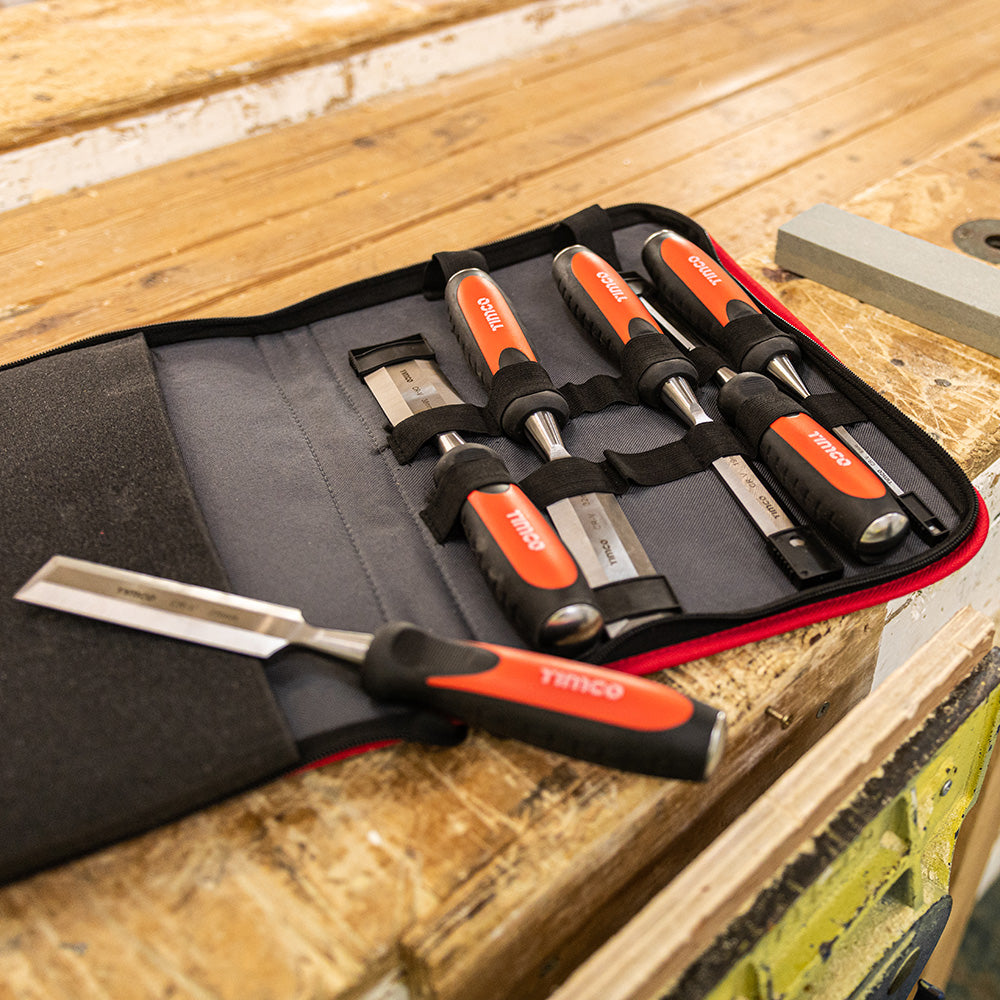 TIMCO Bevel Edge Wood Chisel Set - 7 Pieces - Image