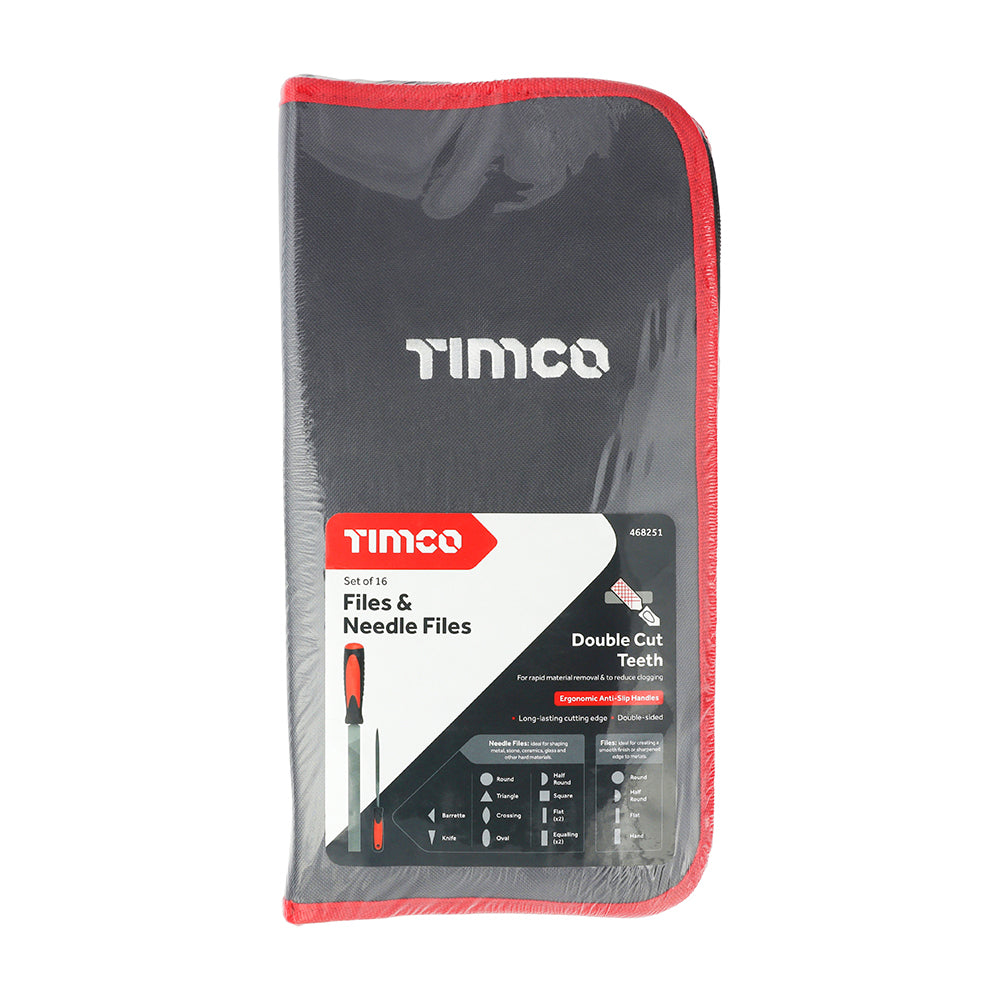 TIMCO File & Needle File Set - 16 Pieces - Image