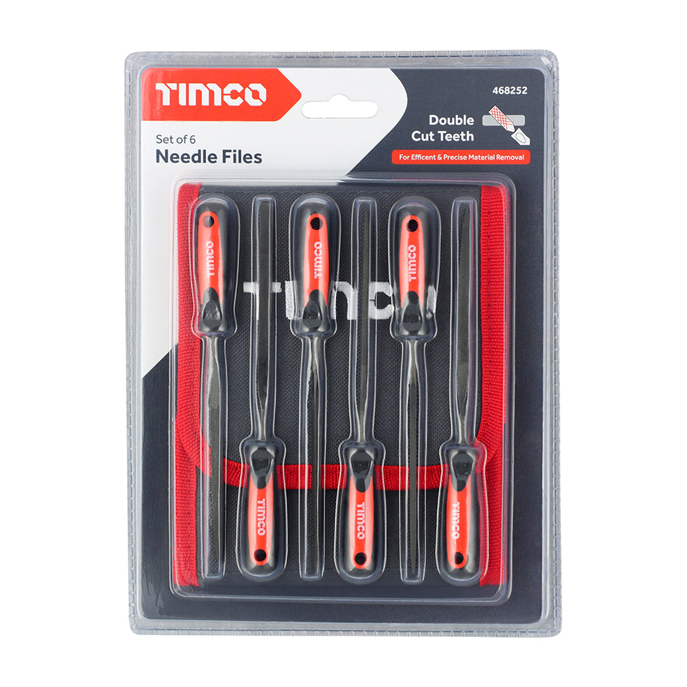 TIMCO Needle File Set - 6 Pieces - Image