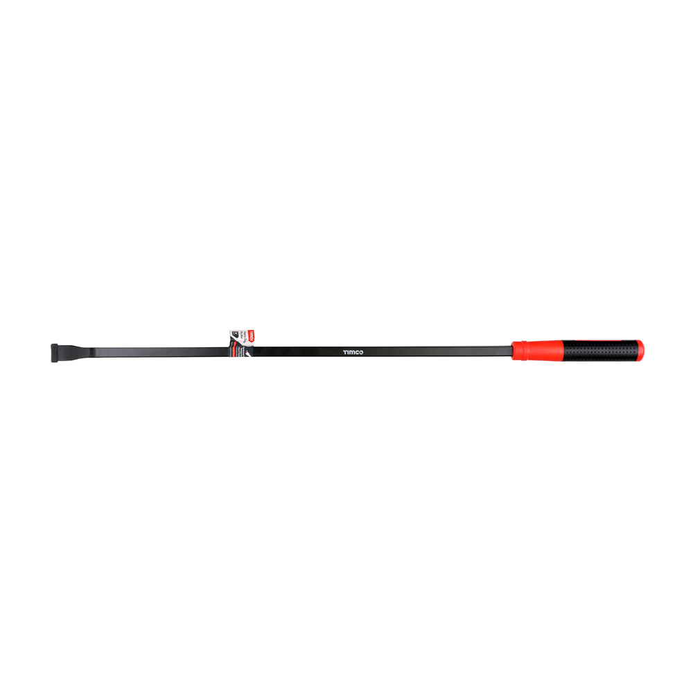 TIMCO Large Heavy Duty Angle Pry Bar, Crow Bar with Ergonomic Grip - 36" - Image