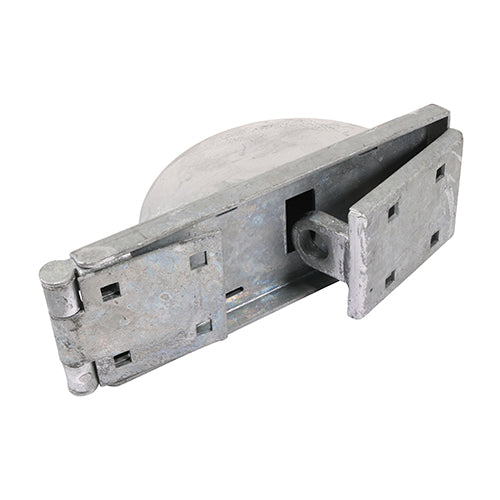 TIMCO Heavy Duty Padlock Protection Bar Right Hot Dipped Galvanised - 7.5" - Image