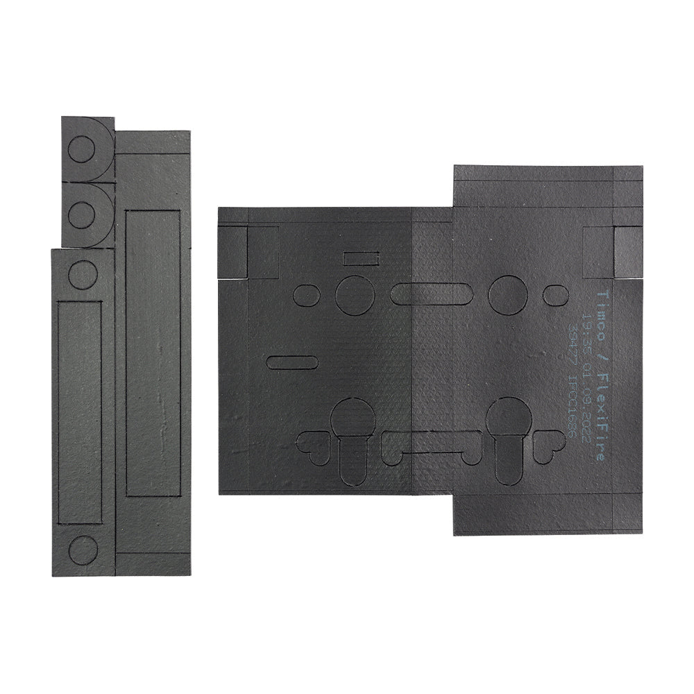 TIMCO Universal Graphite Intumescent Sash Lock Kit - Image