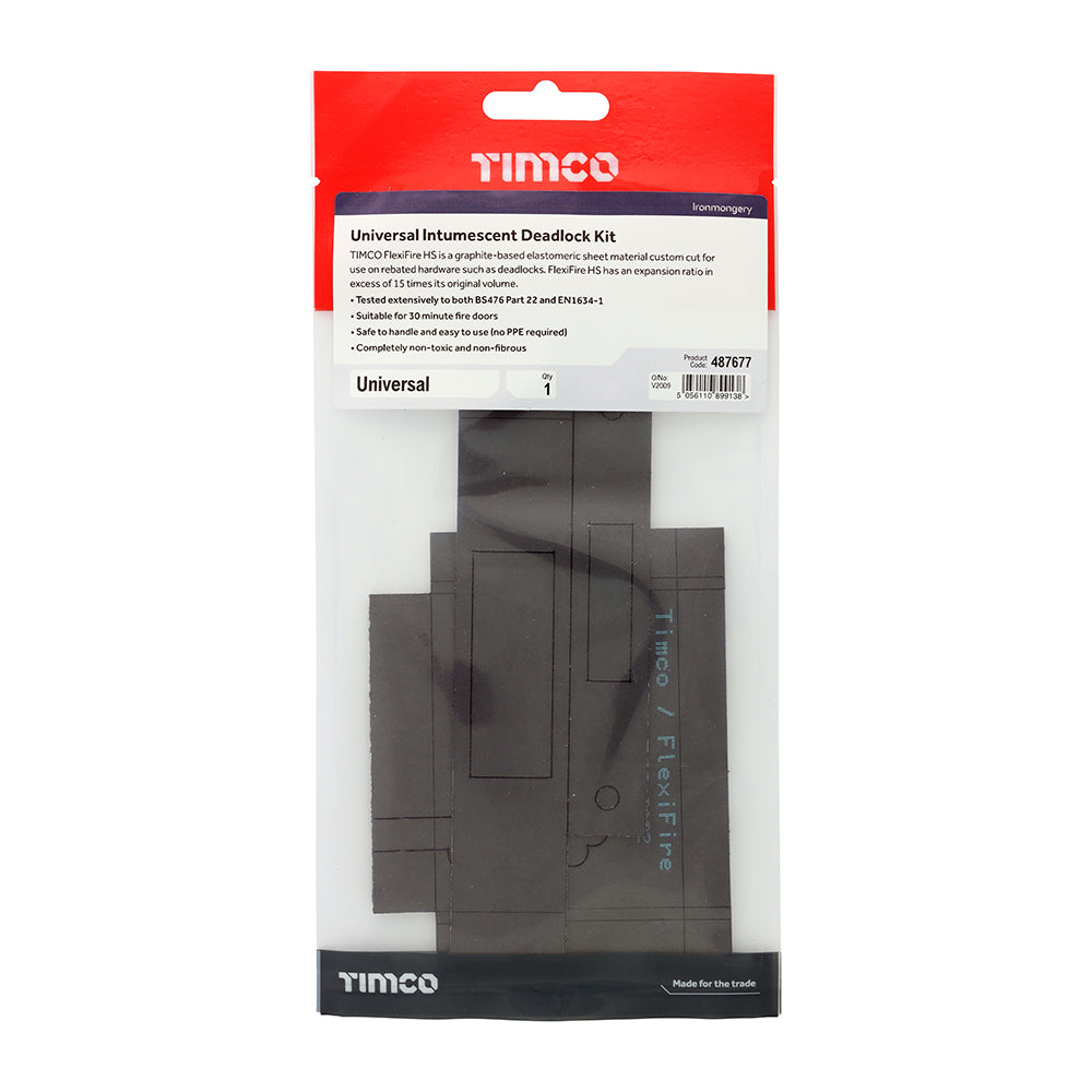 TIMCO Universal Graphite Intumescent Dead Lock Kit - Image