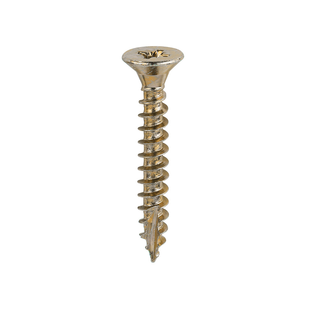 TIMCO Classic Multi-Purpose Countersunk Gold Woodscrews - 5.0 x 35 - Image