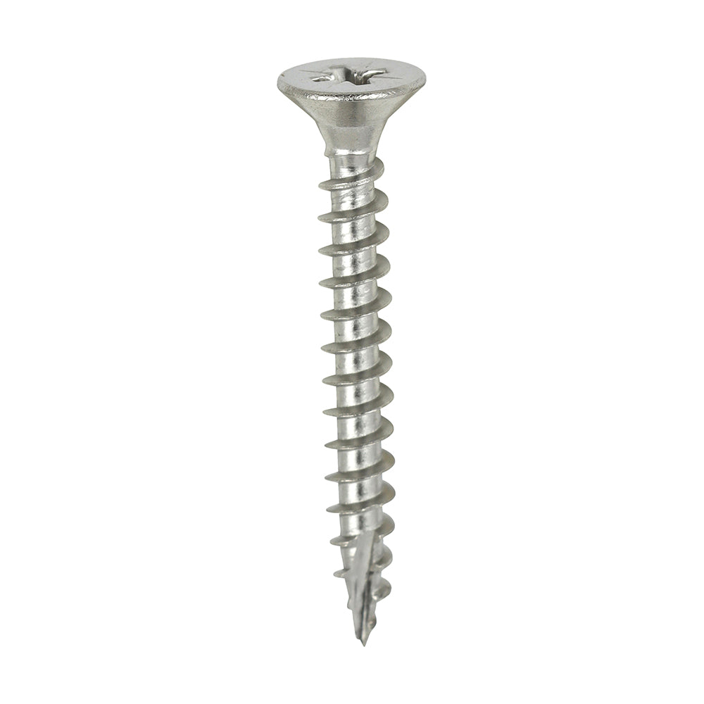 TIMCO Classic Multi-Purpose Countersunk A4 Stainless Steel Woodcrews - 5.0 x 40 - Image
