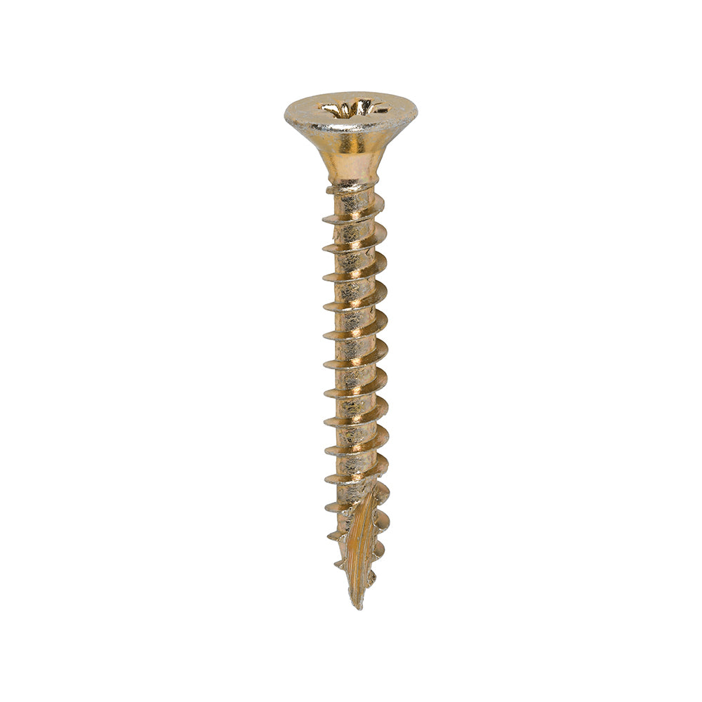 TIMCO Classic Multi-Purpose Countersunk Gold Woodscrews - 5.0 x 40 - Image