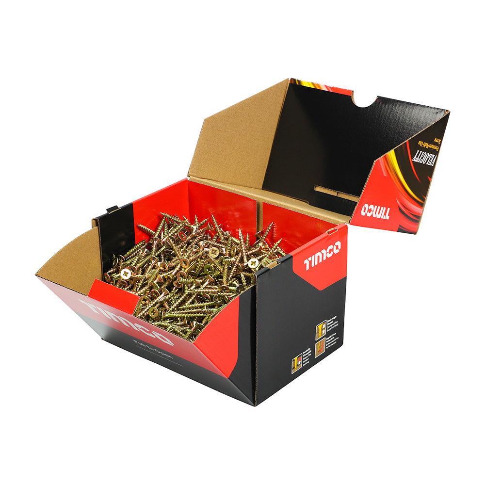 TIMCO Velocity Premium Multi-Use Countersunk Gold Woodscrews - 5.0 x 40