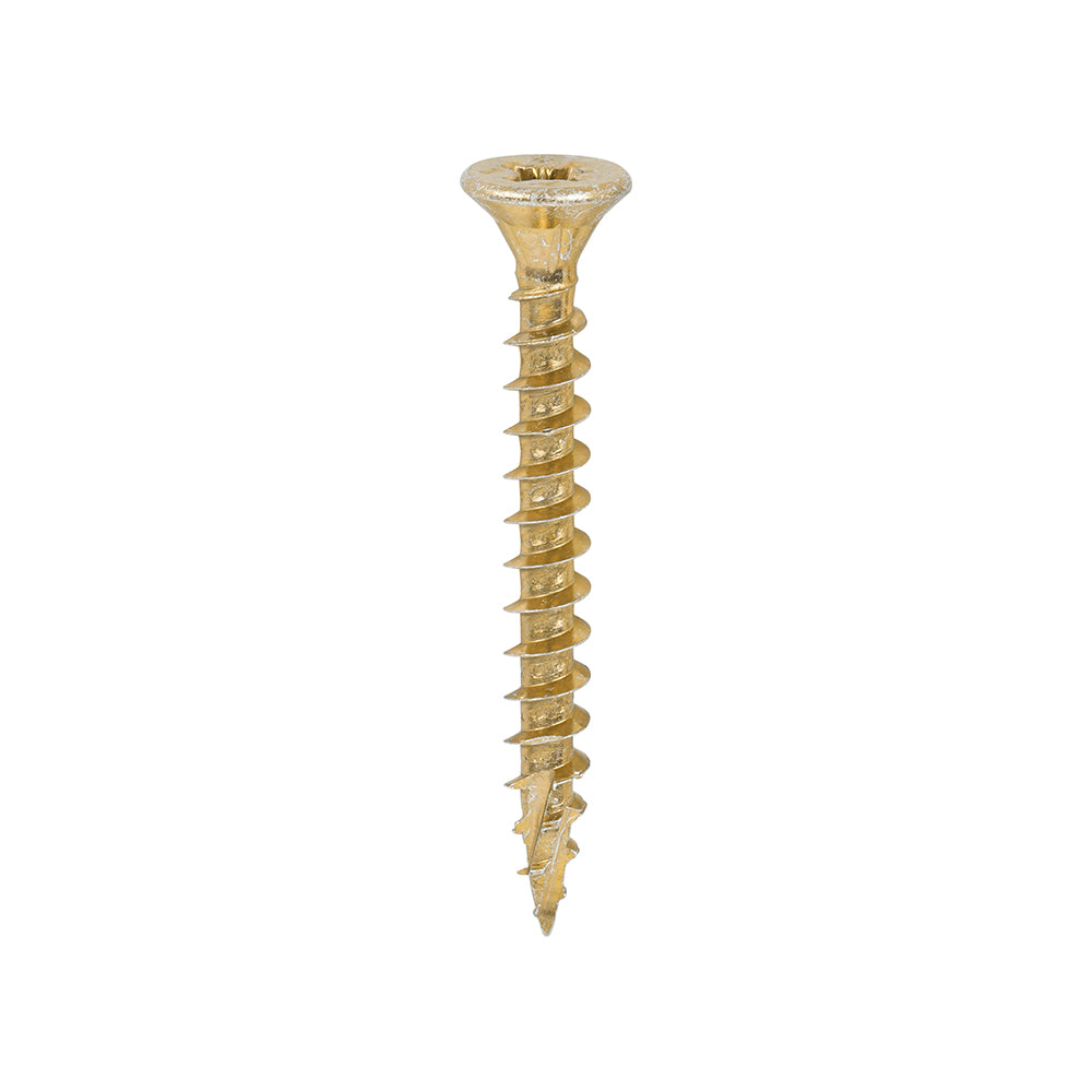 TIMCO C2 Strong-Fix Multi-Purpose Premium Countersunk Gold Woodscrews - 5.0 x 45 - Image