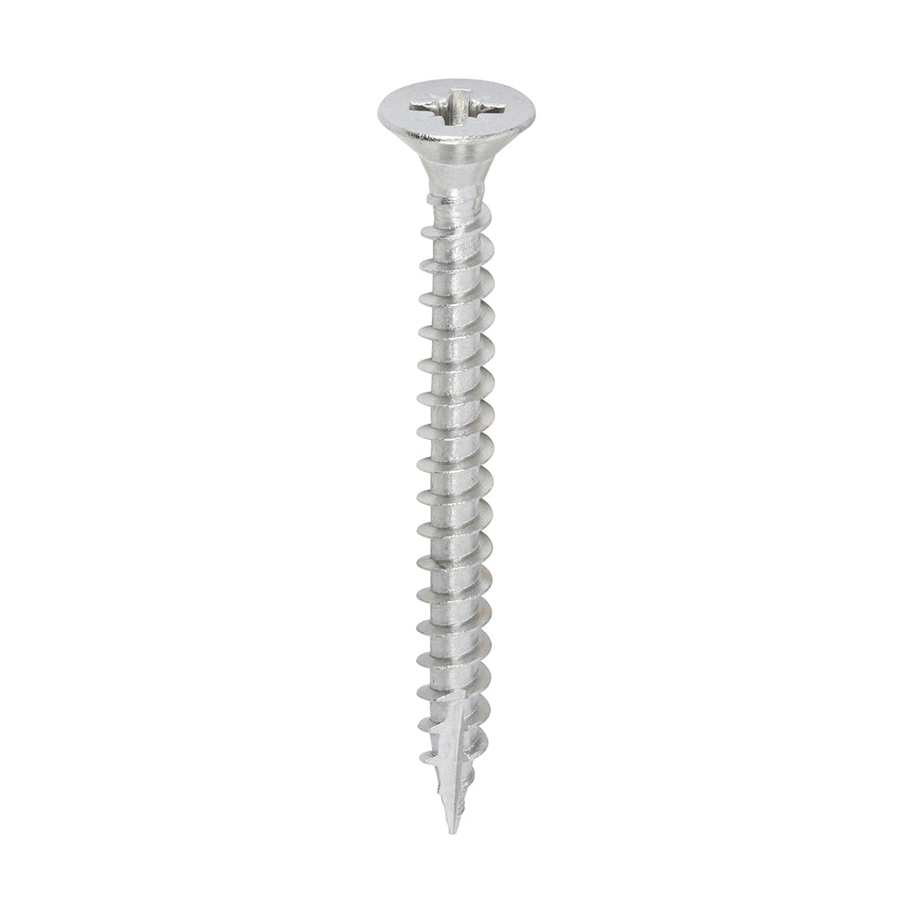 TIMCO Classic Multi-Purpose Countersunk A2 Stainless Steel Woodcrews - 5.0 x 50 - Image