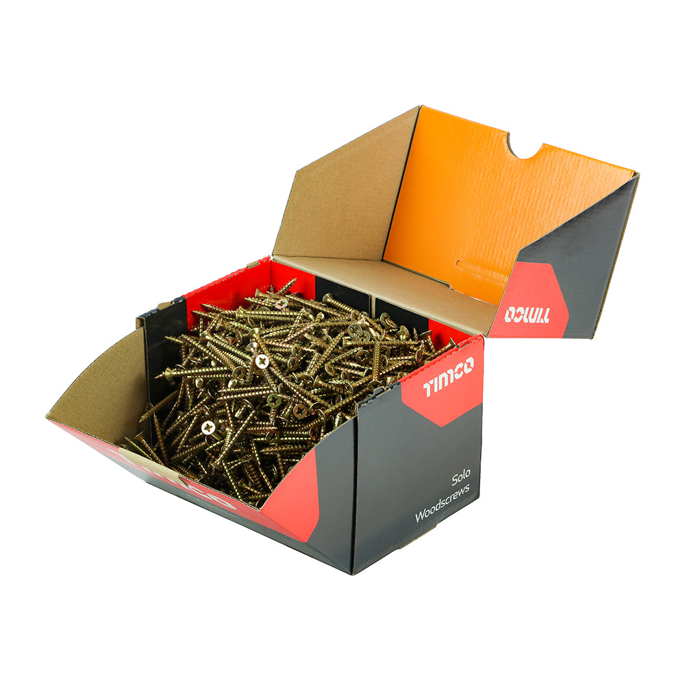 TIMCO Solo Countersunk Gold Woodscrews - 5.0 x 50 - Image