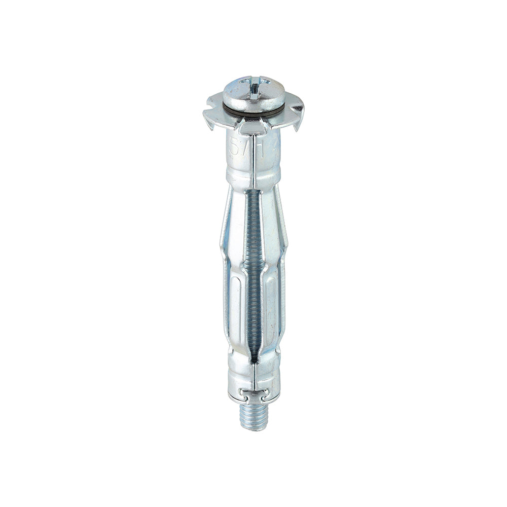 TIMCO Metal Cavity Anchors Silver - M5 x 52 (60mm Screw) - Image