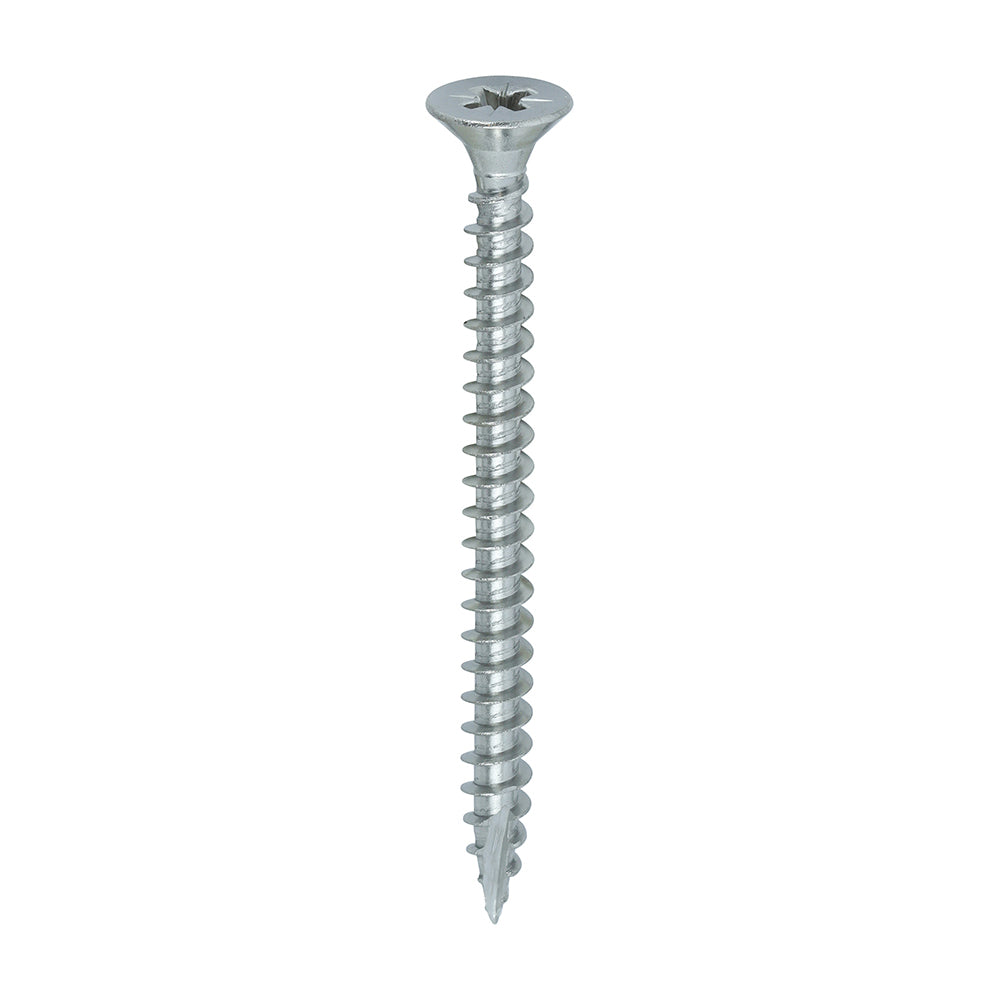 TIMCO Classic Multi-Purpose Countersunk A4 Stainless Steel Woodcrews - 5.0 x 60 - Image