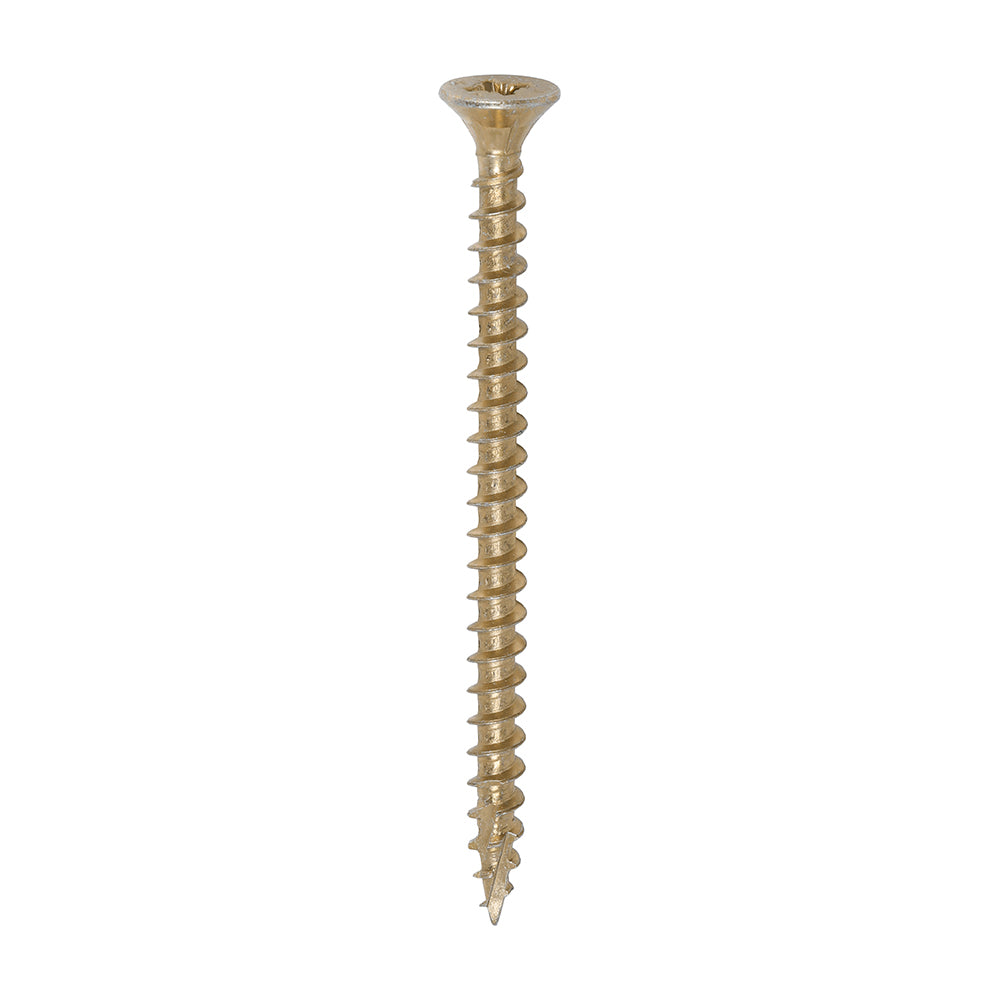 TIMCO C2 Strong-Fix Multi-Purpose Premium Countersunk Gold Woodscrews - 5.0 x 70 - Image