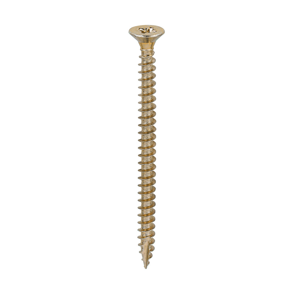 TIMCO Classic Multi-Purpose Countersunk Gold Woodscrews - 5.0 x 70 - Image