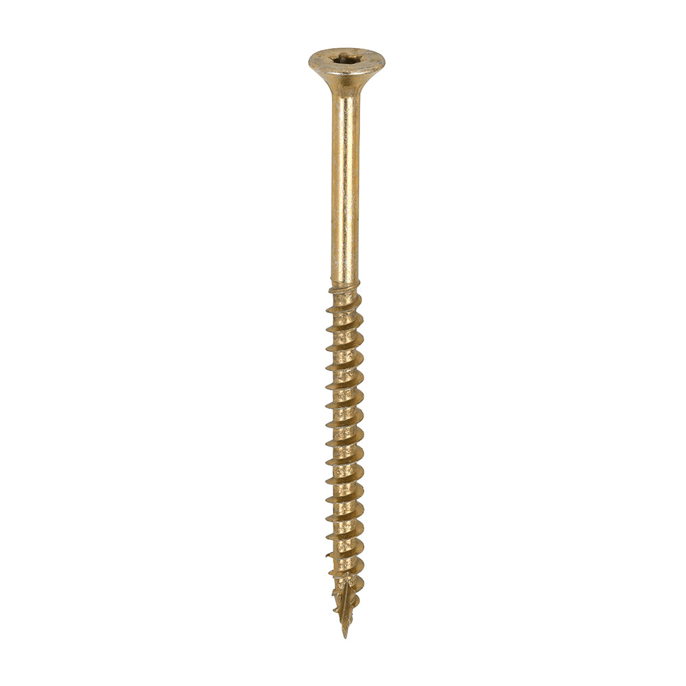 TIMCO C2 Clamp-Fix Multi-Purpose Premium Countersunk Gold Woodscrews - 5.0 x 80 - Image
