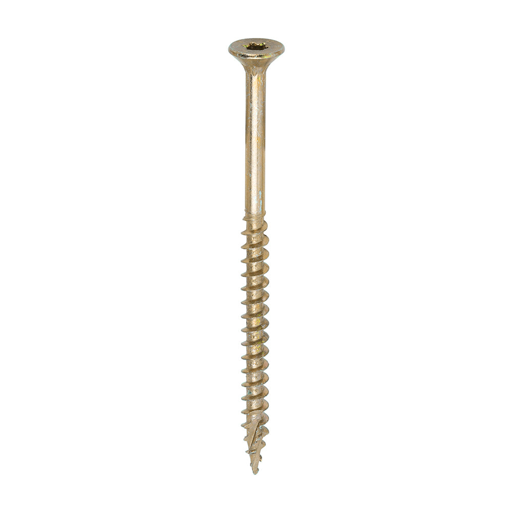 TIMCO C2 Clamp-Fix Multi-Purpose Premium Countersunk Gold Woodscrews - 5.0 x 80 - Image