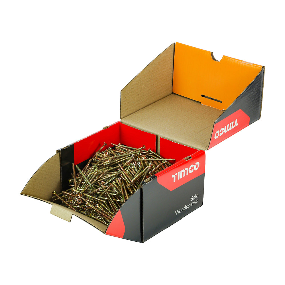 TIMCO Solo Countersunk Gold Woodscrews - 5.0 x 80 - Image