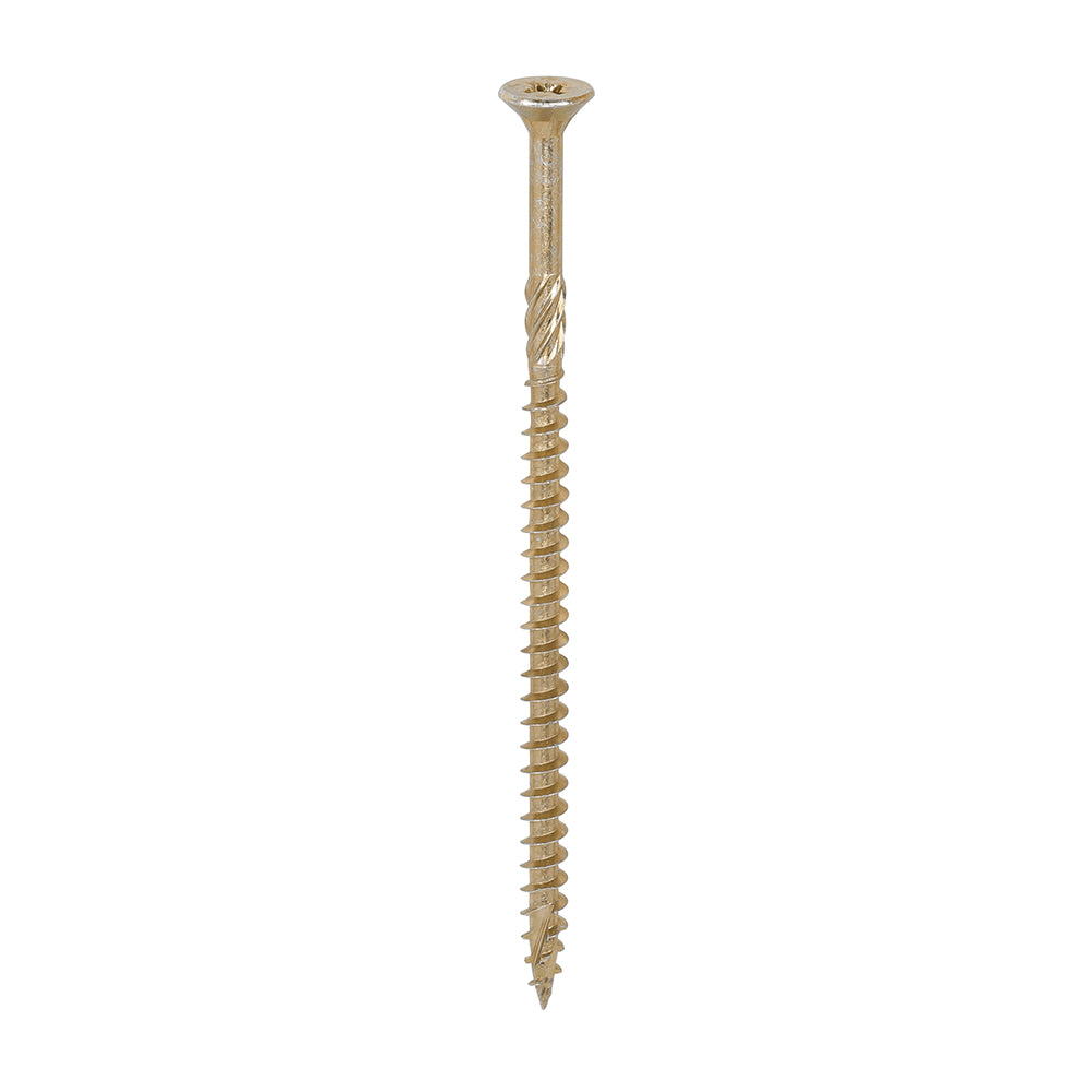 TIMCO C2 Strong-Fix Multi-Purpose Premium Countersunk Gold Woodscrews - 5.0 x 100 - Image