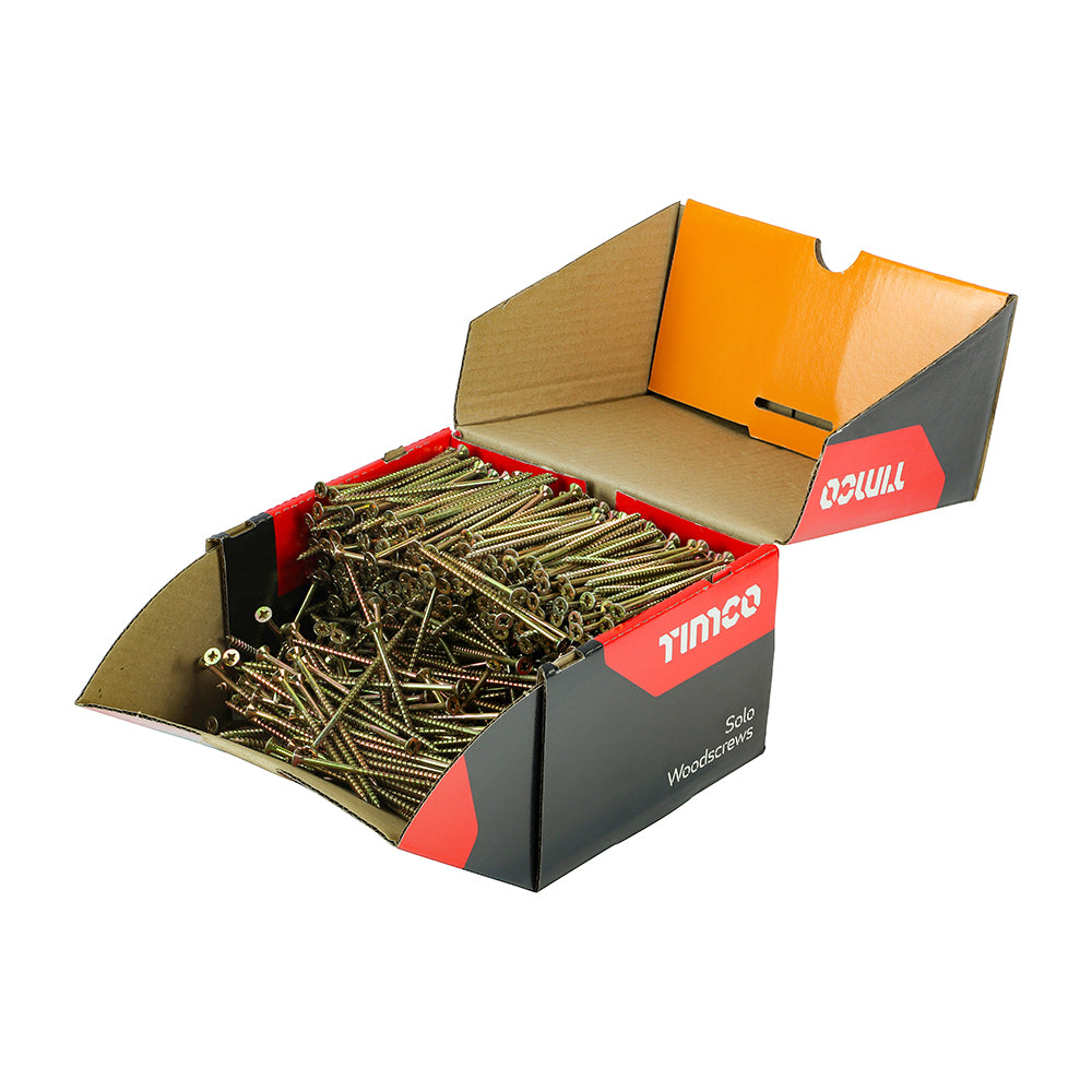 TIMCO Solo Countersunk Gold Woodscrews - 5.0 x 100 - Image