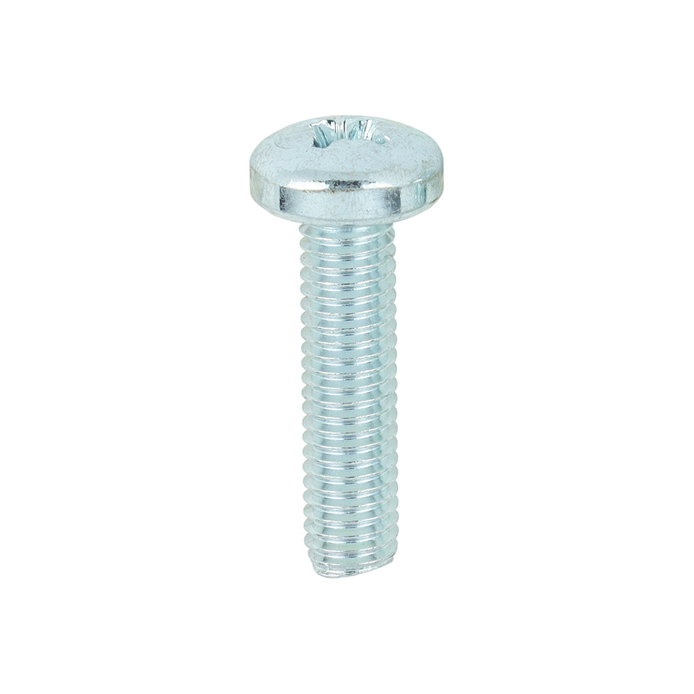 TIMCO Machine Pan Head Silver Screws - M5 x 20 - Image