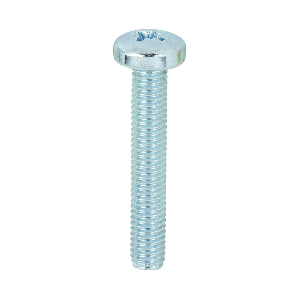 TIMCO Machine Pan Head Silver Screws - M5 x 30 - Image