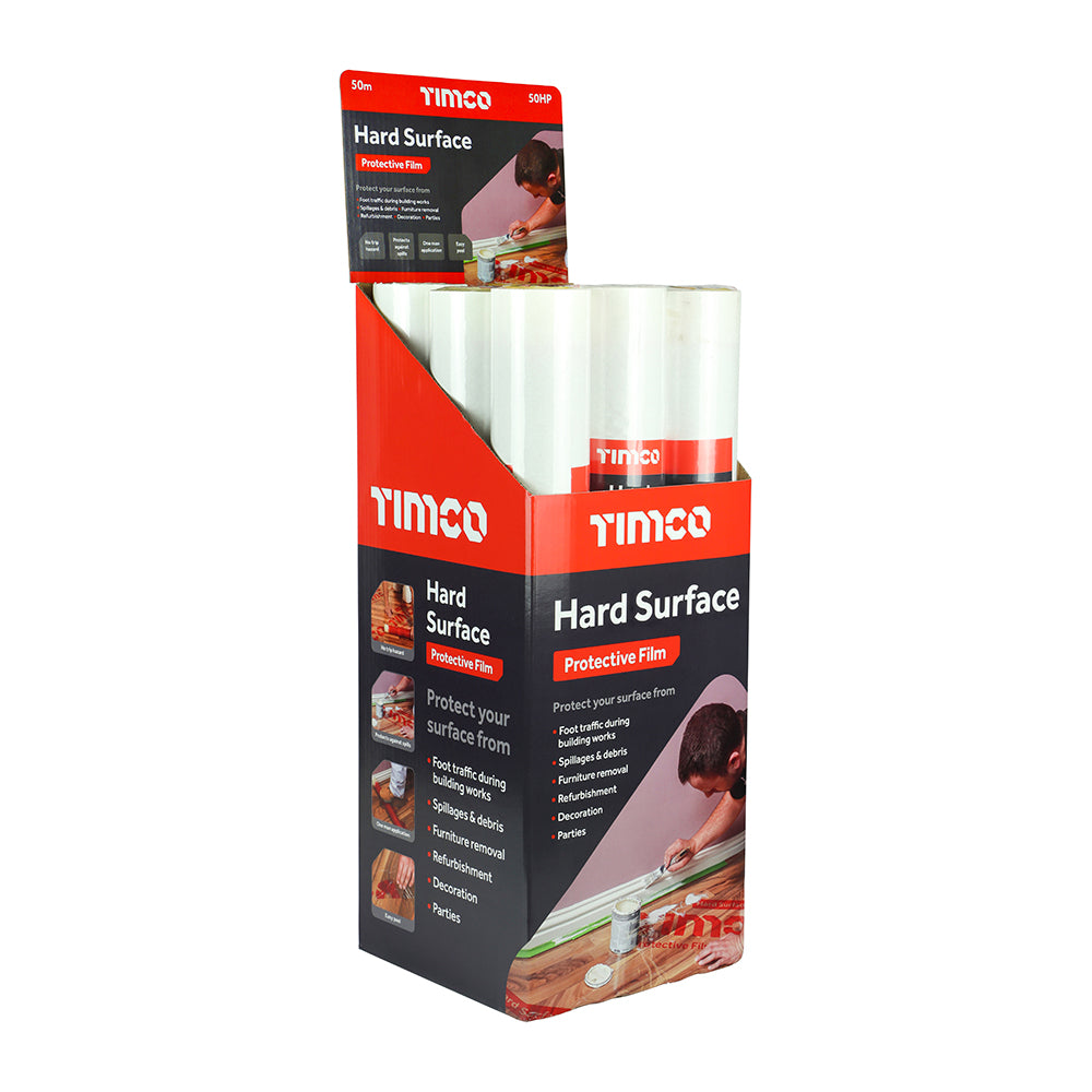 TIMCO Protective Film For Hard Surfaces - 50m x 0.6m - Image