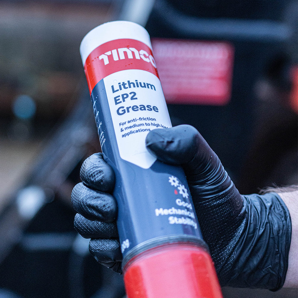 TIMCO Lithium EP2 Grease, High Temperature EP2 Multi-purpose Hydraulic Grease Cartridge - 400g - Image