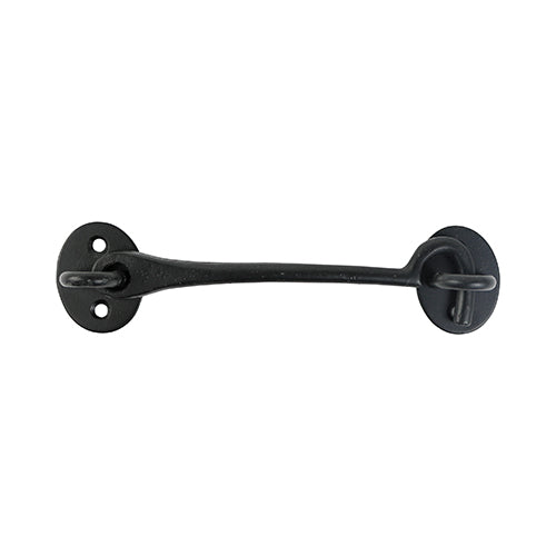 TIMCO Cabin Hooks Black - 8" - Image