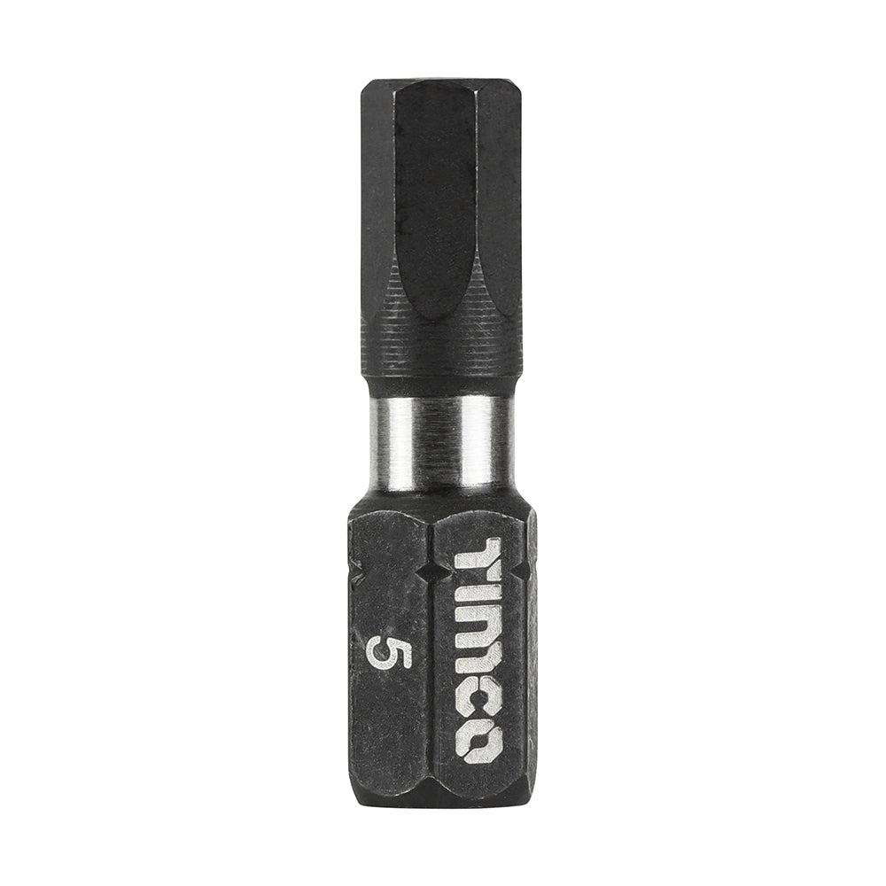 TIMCO Impact 25mm Hex Bits - 5.0 x 25 - Image