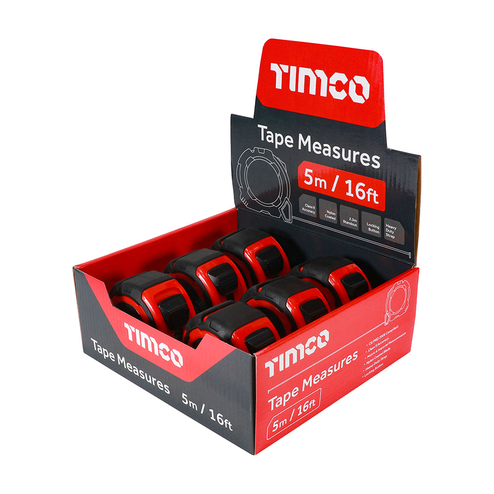 TIMCO Tape Measure - 5m/16ft x 25mm - Image