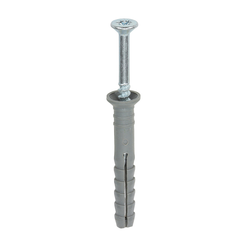 TIMCO Nylon Hammer Fixings - 6.0 x 40 - Image