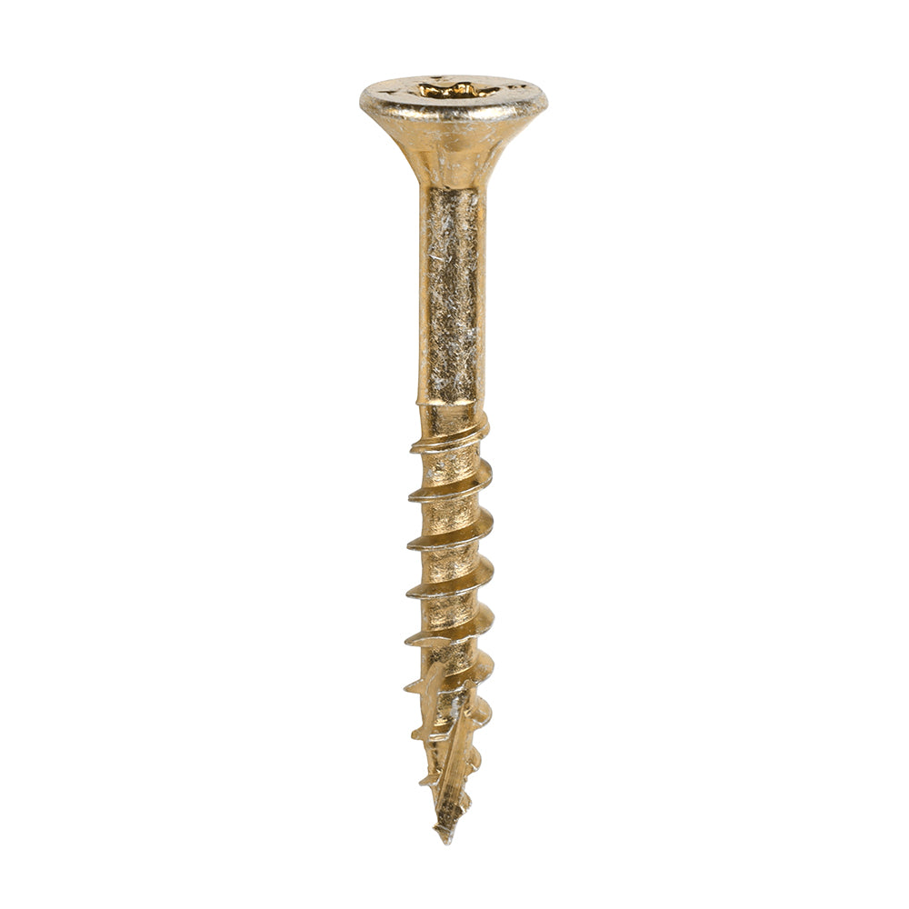 TIMCO C2 Clamp-Fix Multi-Purpose Premium Countersunk Gold Woodscrews - 6.0 x 50 - Image