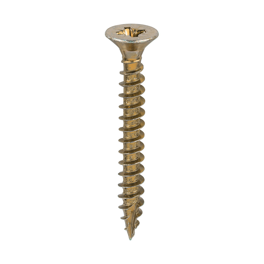 TIMCO Classic Multi-Purpose Countersunk Gold Woodscrews - 6.0 x 50 - Image
