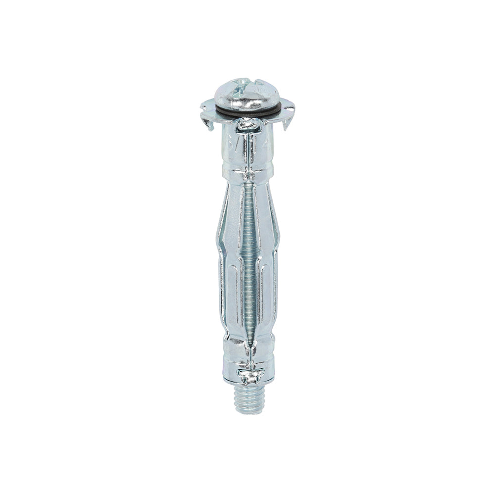 TIMCO Metal Cavity Anchors Silver - M6 x 52 (60mm Screw) - Image