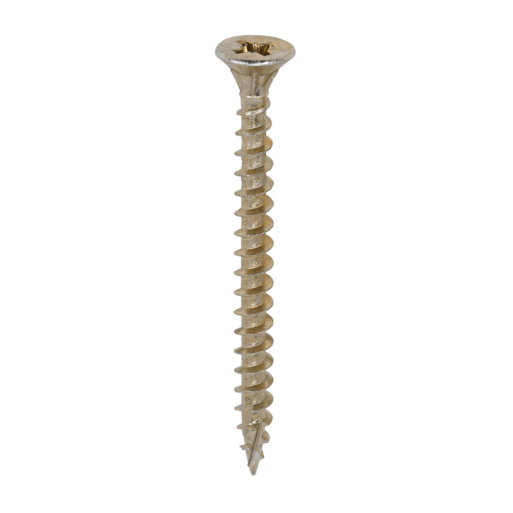 TIMCO C2 Strong-Fix Multi-Purpose Premium Countersunk Gold Woodscrews - 6.0 x 70 - Image
