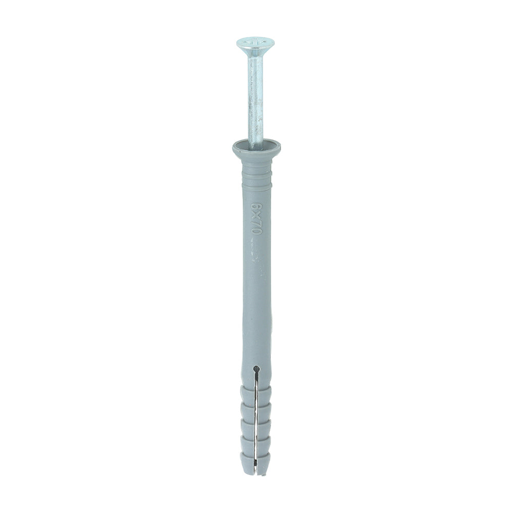 TIMCO Nylon Hammer Fixings - 6.0 x 70 - Image