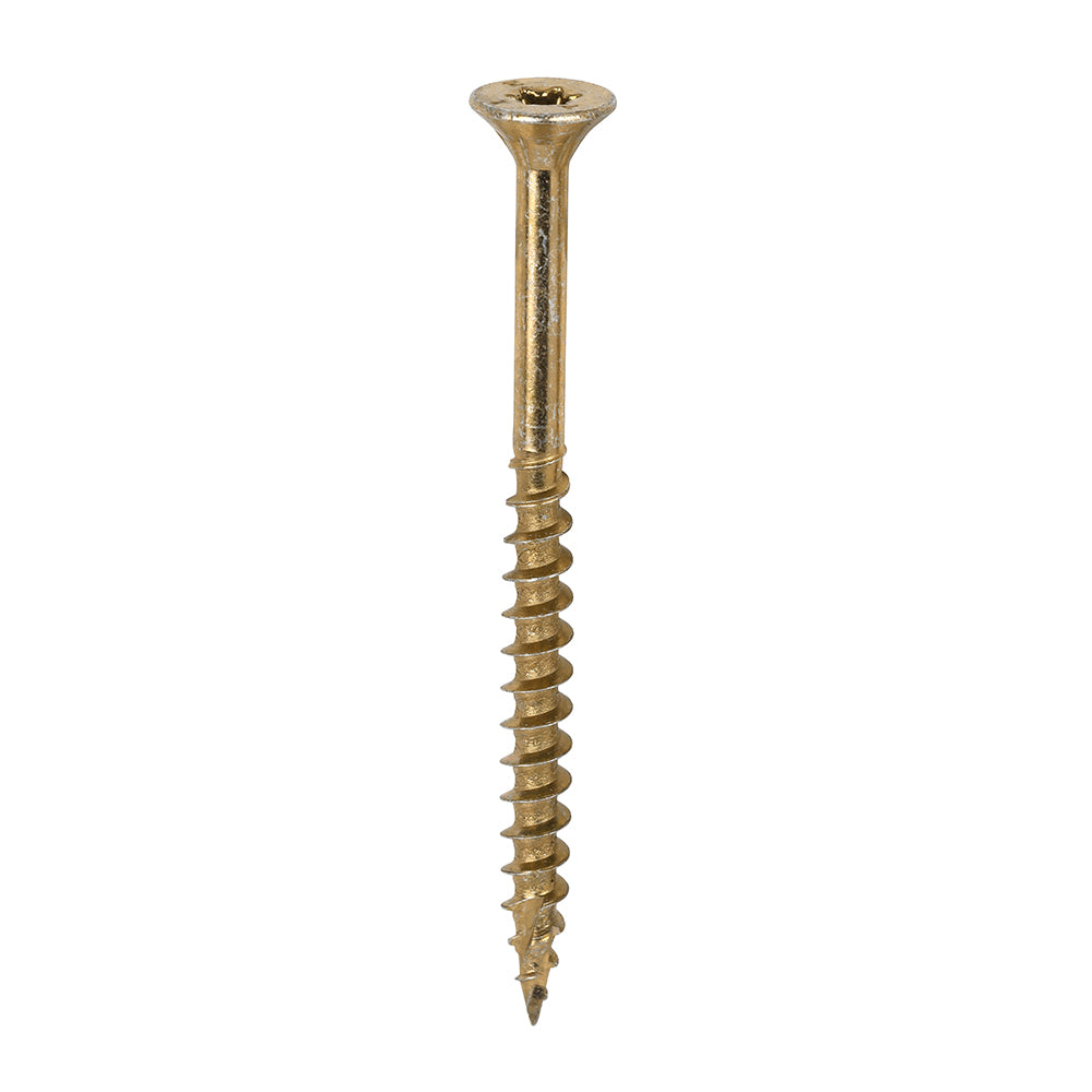 TIMCO C2 Clamp-Fix Multi-Purpose Premium Countersunk Gold Woodscrews - 6.0 x 80 - Image