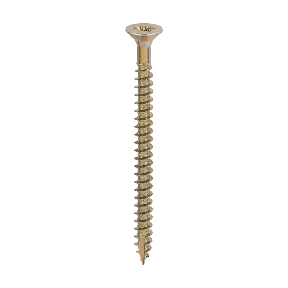 TIMCO Classic Multi-Purpose Countersunk Gold Woodscrews - 6.0 x 80 - Image